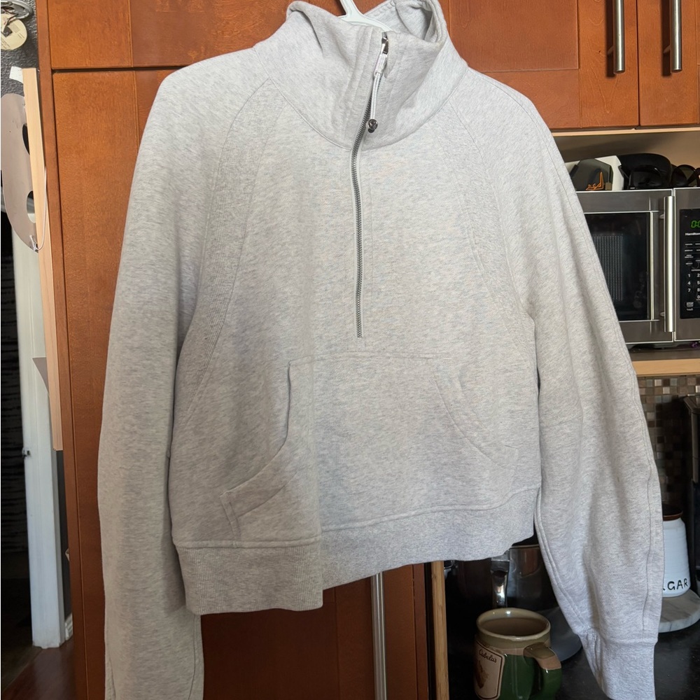Lululemon half zip funnel scuba hoodie